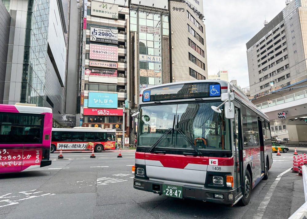 東急バス「渋72系統」で渋谷に迫る