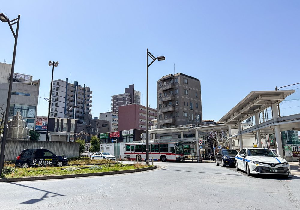 2024年4現在の武蔵小山駅前ロータリー