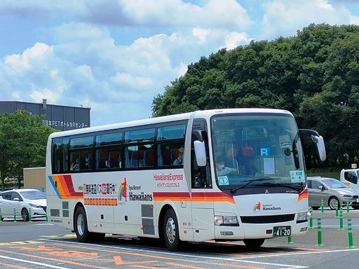 日の丸自動車担当便には専用ラッピング車もある