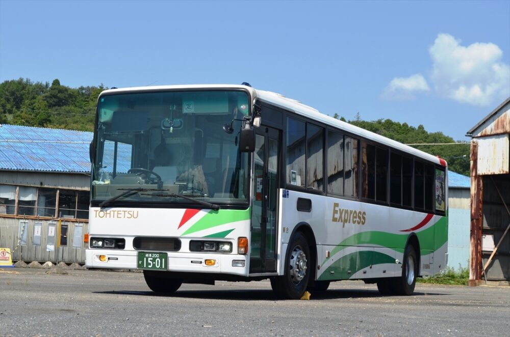 東農鉄道のエアロスタートップドア車