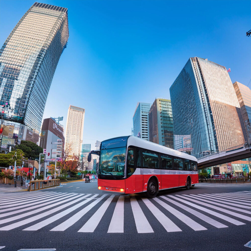 お題「渋谷の交差点を走る路線バス」2024年10月版