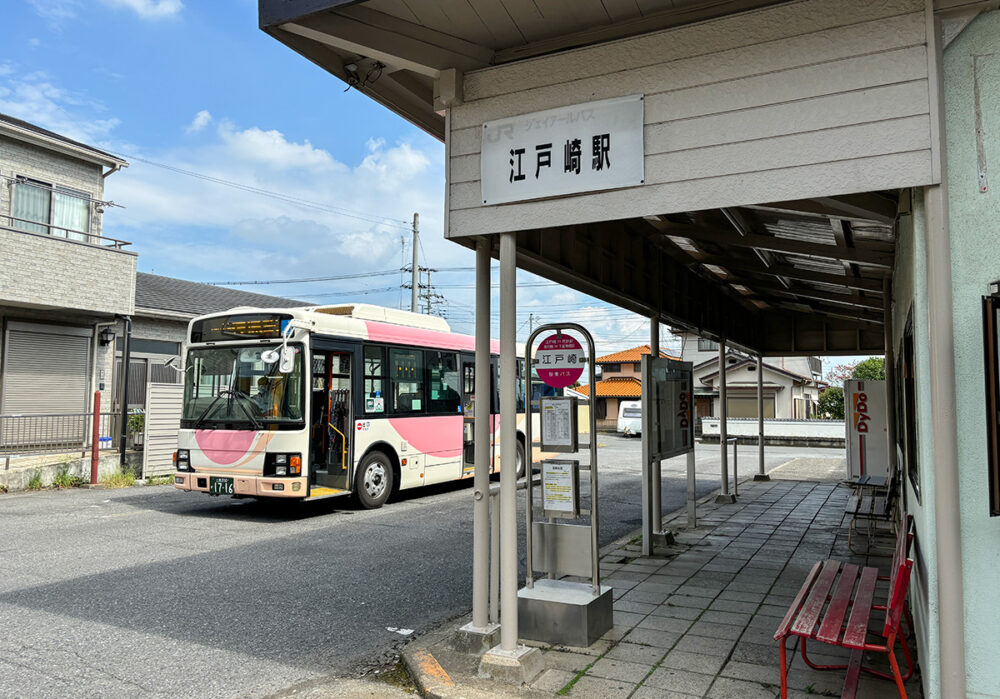 利根川をそのまま渡る路線バスの一つ、桜東バス江戸崎佐原線