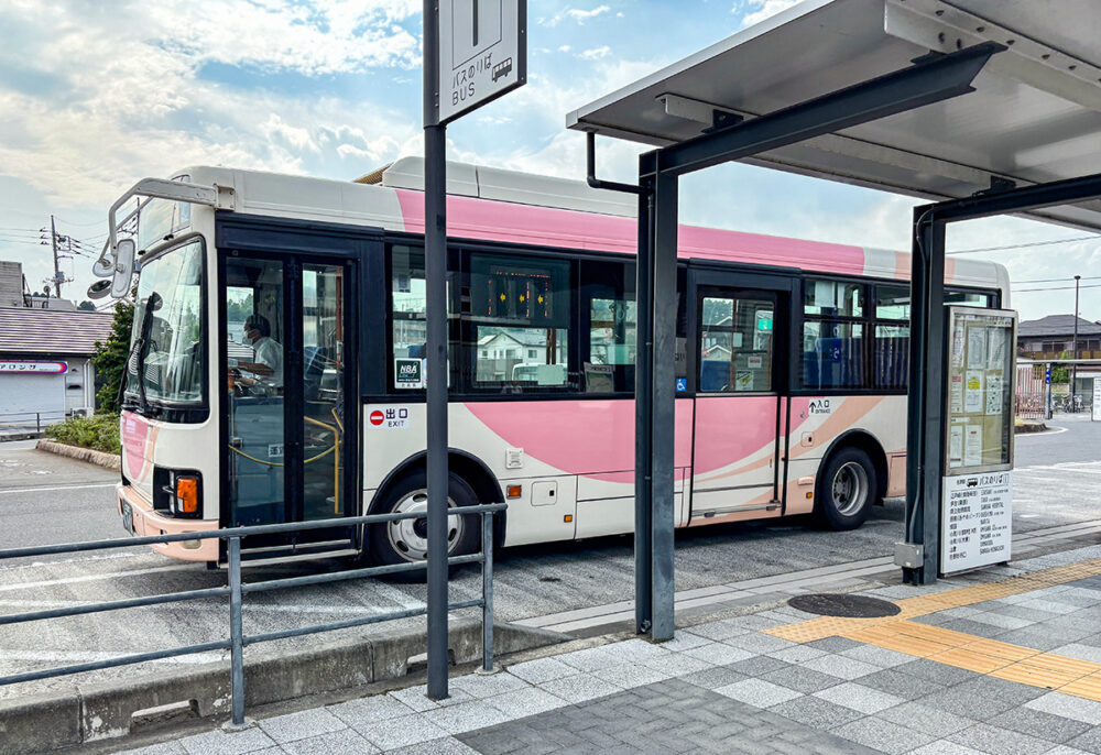 江戸崎から佐原駅まで1時間のバス旅