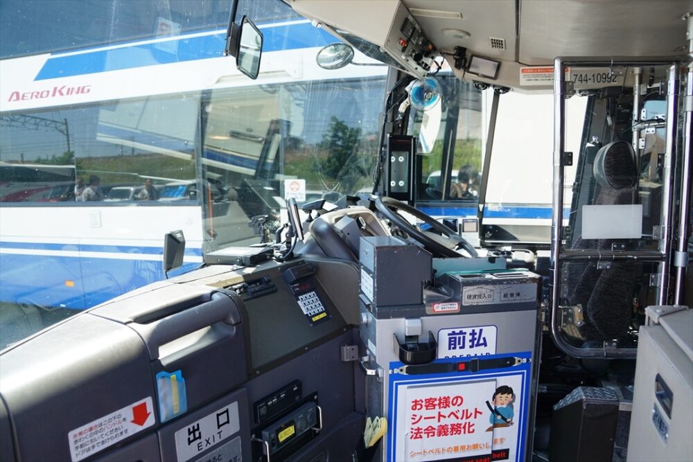 運送約款の抜粋は車内に掲示されている