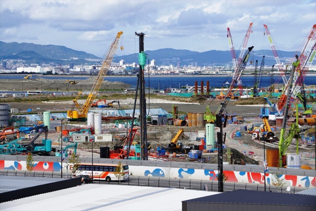 大阪IRの建設現場？