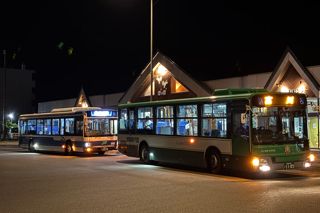 初日は静内で終了