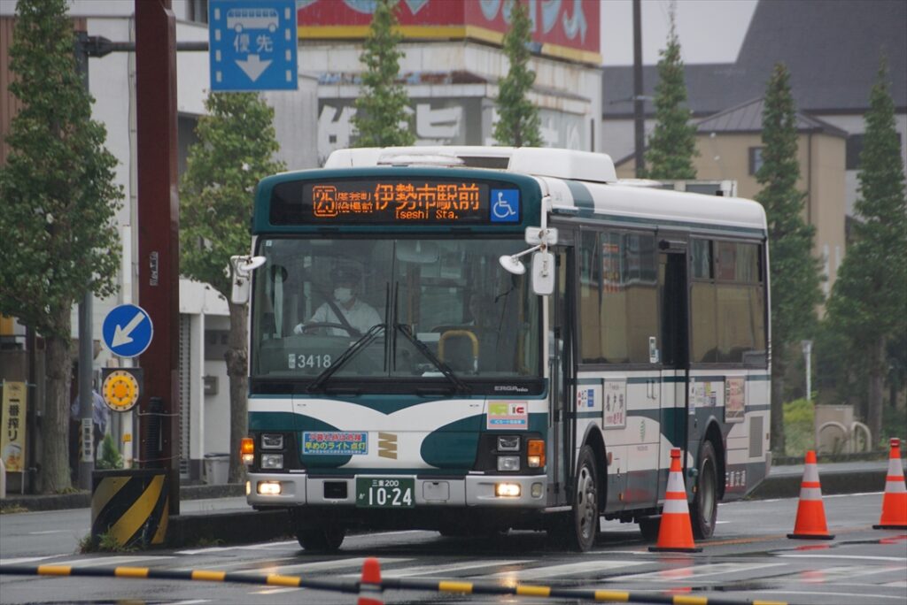 一般路線バスのエルガミオ